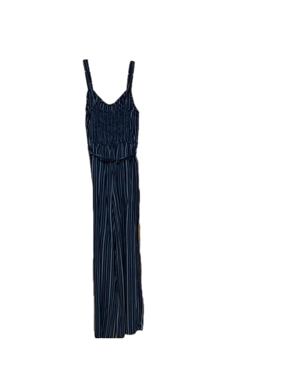 Hollister Striped Jumpsuit Blue Size Medium - Picture 7 of 12